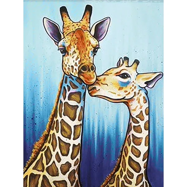 Diamond Painting - Full Round/Square Drill - Giraffe(30*40 - 50*60cm)