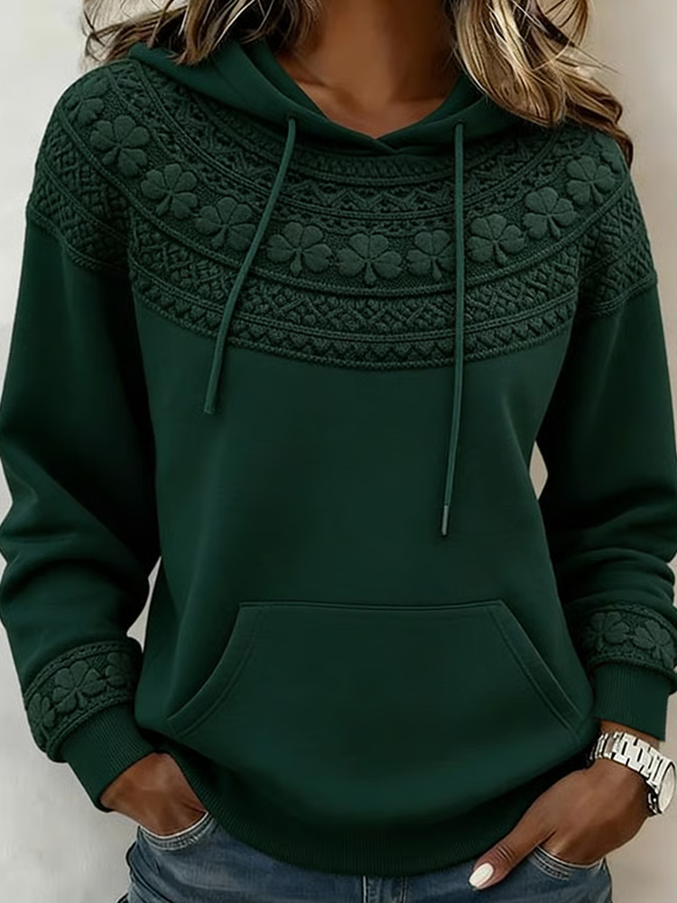 Women's St. Patrick's Day Art Print Sweatshirt wearshes