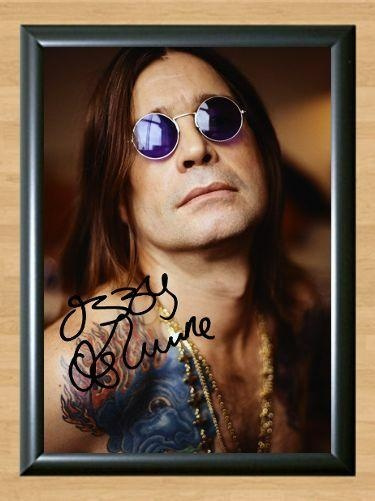 Ozzy Osbourne Black Sabbath Signed Autographed Photo Poster painting Poster Print Memorabilia A3 Size 11.7x16.5