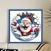 Winter Santa Claus-11CT Stamped Cross Stitch 40*40cm/15.75*15.75in tapestrymarket