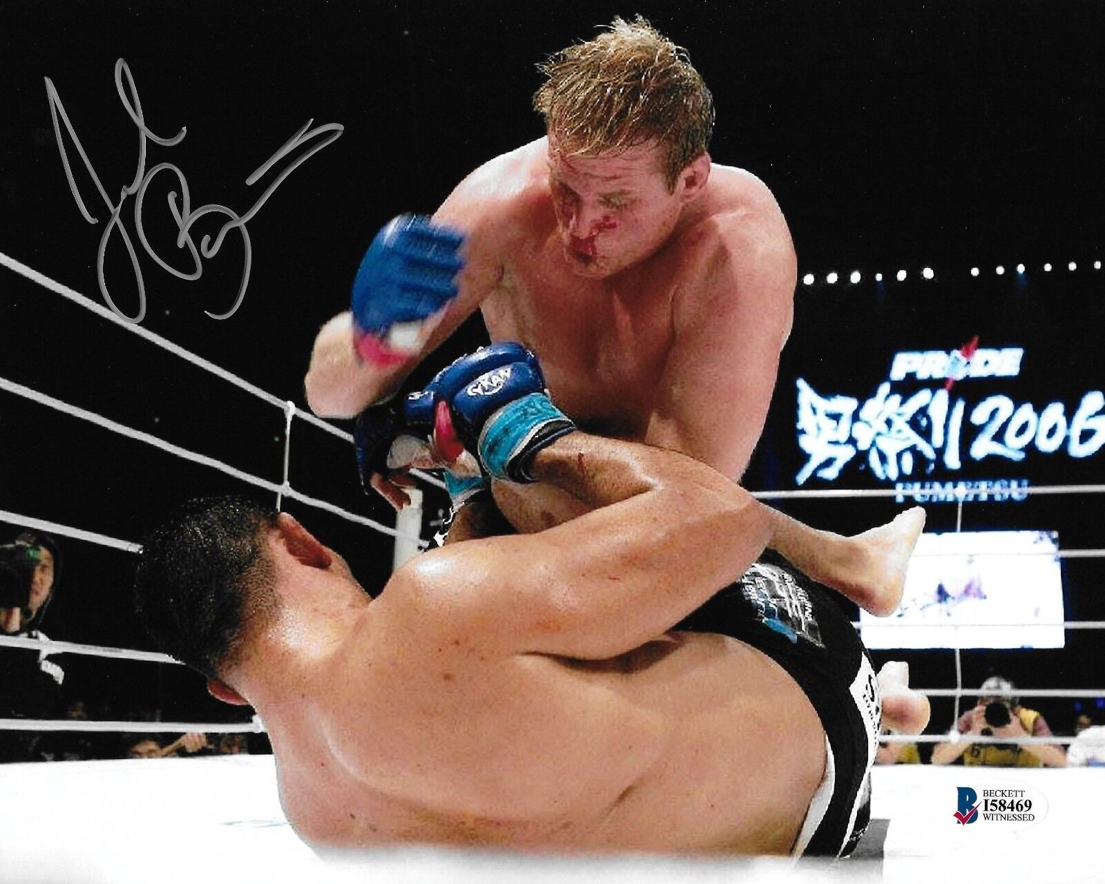 Josh Barnett Signed 8x10 Photo Poster painting BAS Beckett COA UFC Pride FC Picture Autograph 16