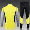 Joyfball 2024/2025 Flamengo Half-Pull Training Suit Yellow Football Shirt 1:1 Thai Quality