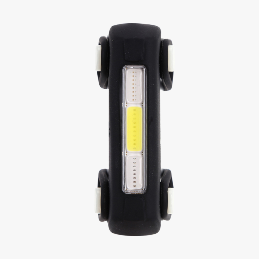 

Bicycle Taillight LED Warning Cycling Rear Light USB Rechargeable (Black), 501 Original
