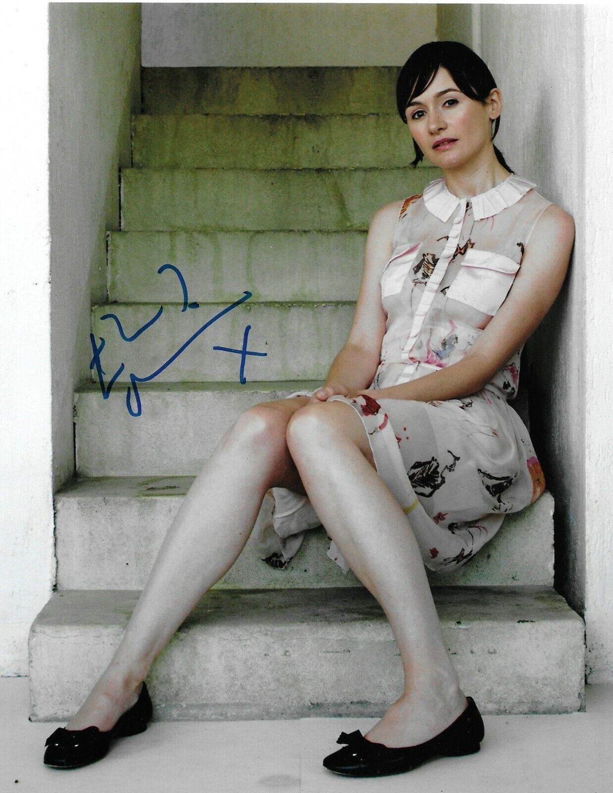 Emily Mortimer Signed 10x8 Photo Poster painting AFTAL