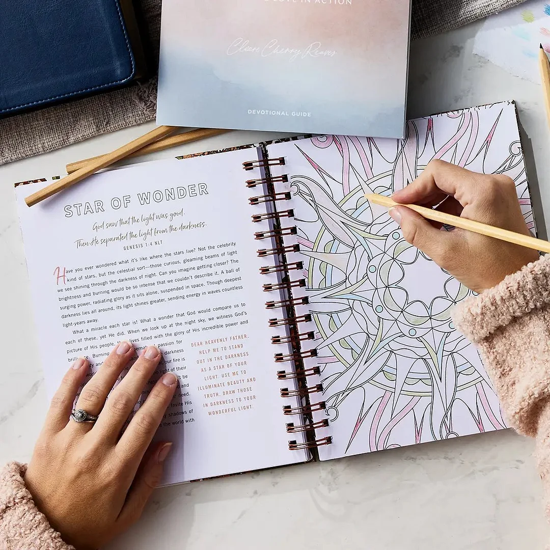 🔥LAST DAY SALE 50% OFF - Set Your Mind on Things Above: Devotional Coloring Book➕️(Hardcover)