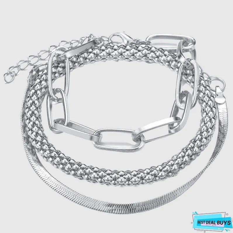 Lustrous Chain Elegance Bracelet