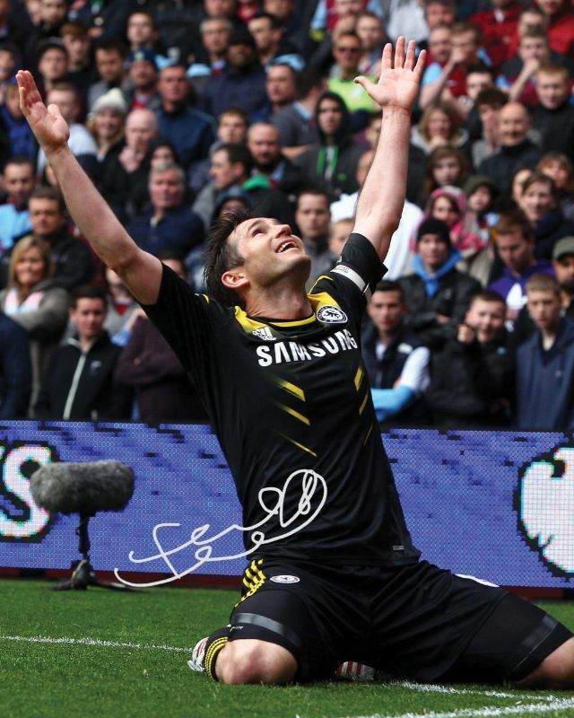 Frank Lampard - Chelsea Autograph Signed Photo Poster painting Print