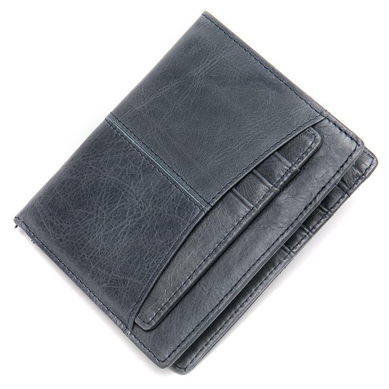 Men's Retro Style Casual Multi-Card Leather Mini Wallet