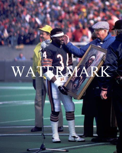 WALTER PAYTON Last Game Chicago Bears Glossy 8 x 10 Photo Poster painting Poster