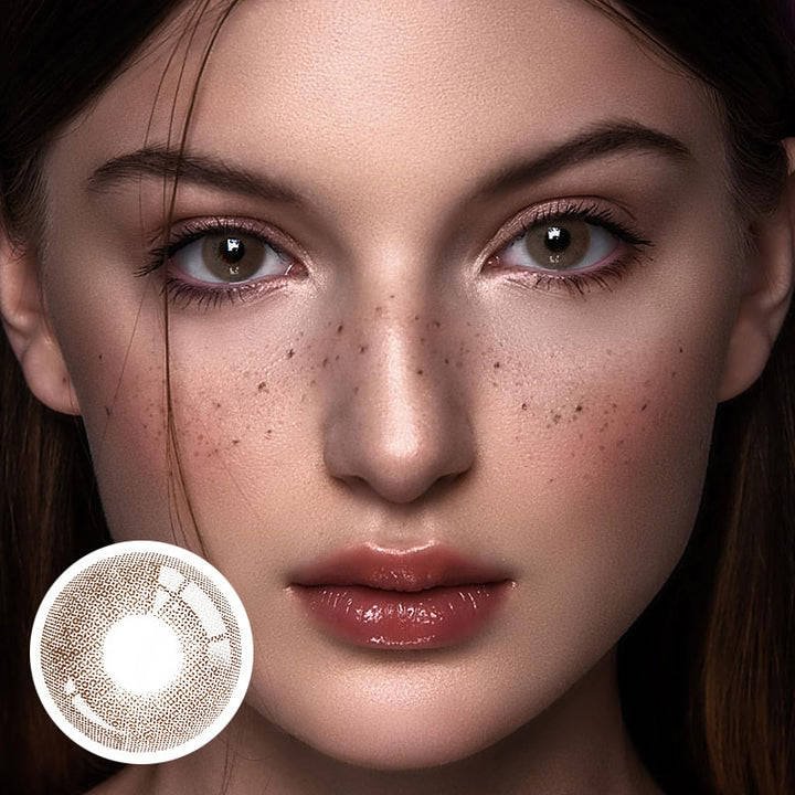 Queen Chocolate Natural Colored Contact Lenses