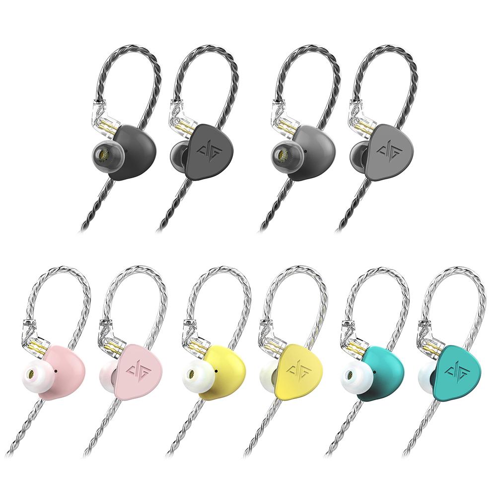 

F300 Dynamic Drive Unit In Ear Earphone HIFI 0.78mm Detachable Cable Earbud, Green, 501 Original