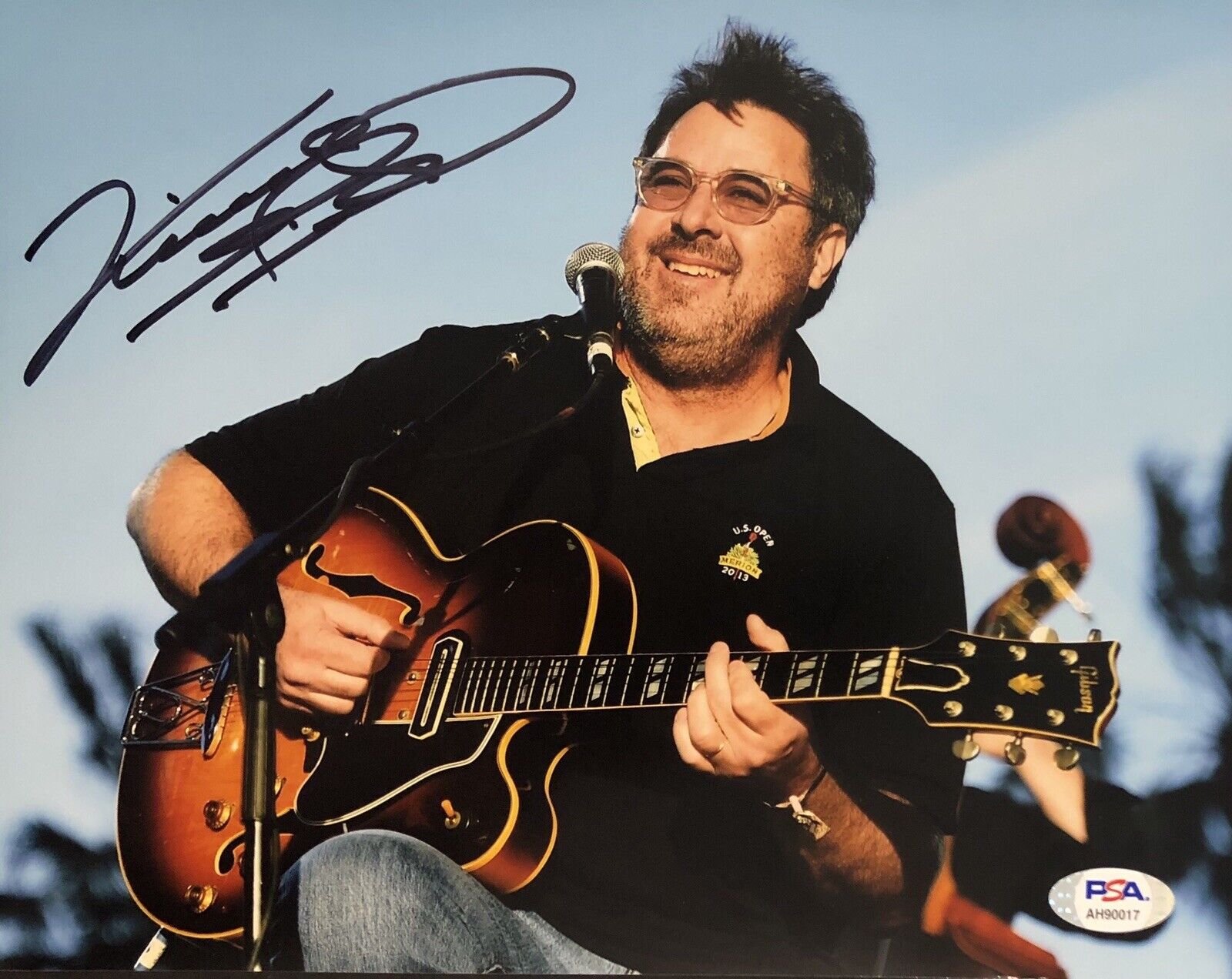 Vince Gill Signed Autographed When I Call Your Name 8x10 Photo Poster painting Country Psa/Dna