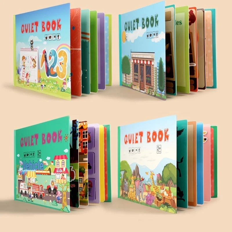 Busy Book for Child to Develop Learning Skills - vzzhome