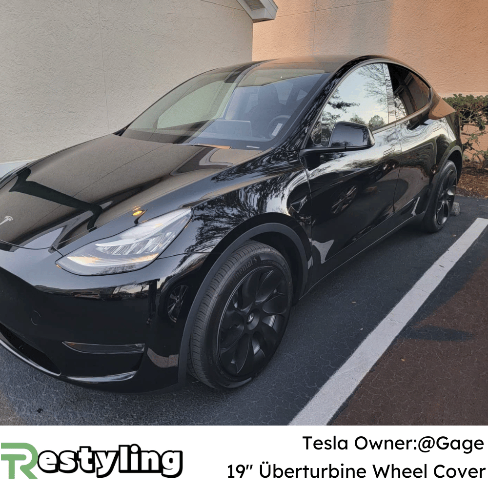 Tesla Model Y Uberturbine Wheel Cover for the 2019 2023 Model Y 19 Inch Wheel Hub