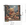Christmas Eve Bear-Full Round Diamond Painting 40*40CM