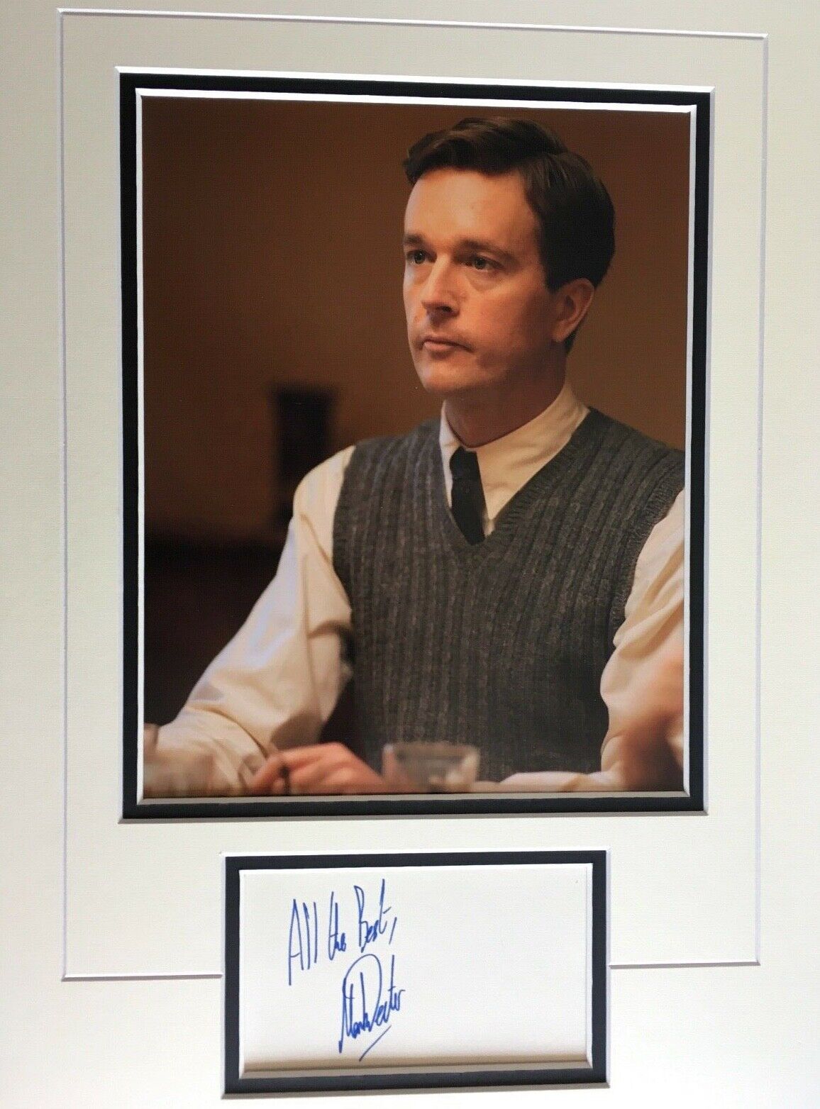 MARK DEXTER - POPULAR BRITISH ACTOR - EXCELLENT SIGNED Photo Poster painting DISPLAY