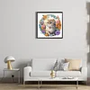 Flower Cat - Crystal Rhinestone Diamond Painting