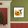 Diamond Painting-DIY Full Round Drill Sunflower Hummingbird(35x35cm)