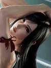 Motorcycle Tifa Lockhart Decorative Painting - (FF7) Final Fantasy VII - Xingkong Studio