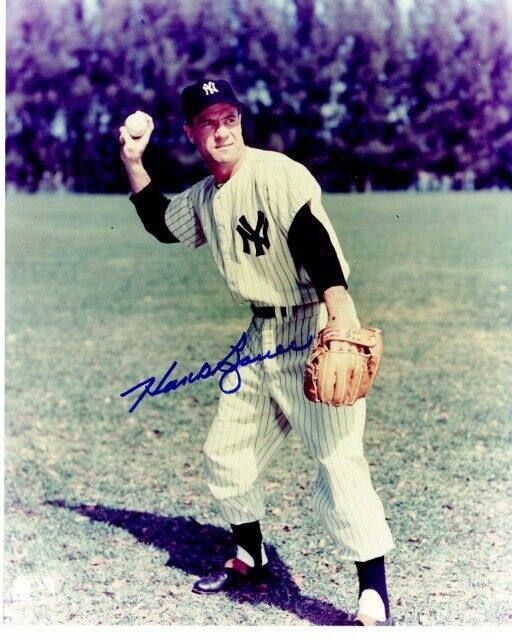 Hank Bauer Signed - Autographed NY Yankees 8x10 inch Photo Poster painting - Deceased 2007