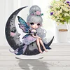 Diamond Painting Modern Style Elf Girl Desktop Ornament Decorations