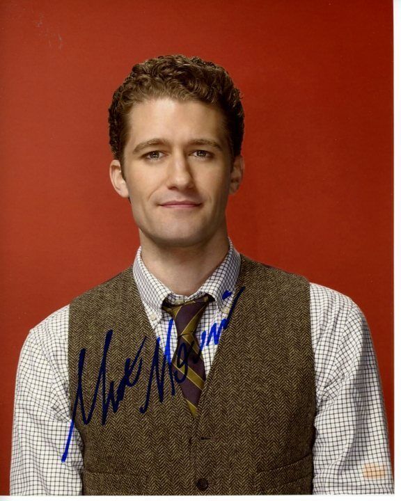 MATTHEW MORRISON signed autographed GLEE WILL SCHUESTER Photo Poster painting