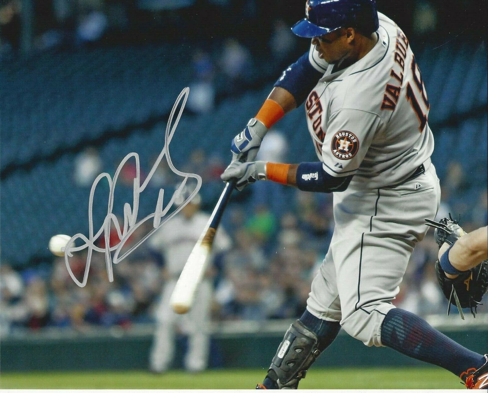 Luis Valbuena Autographed 8x10 Houston Astros#S505
