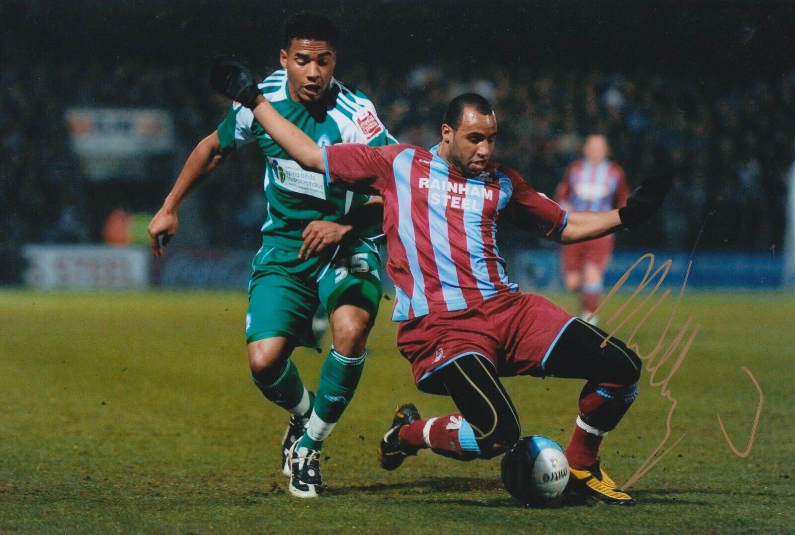 Marcus Williams Hand Signed 12x8 Photo Poster painting - Scunthorpe United Autograph.