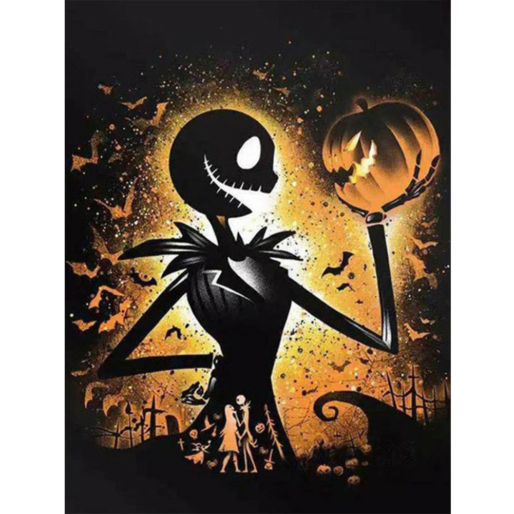 Silhouette - Halloween Jack (40*50CM) 11CT Counted Cross Stitch gbfke