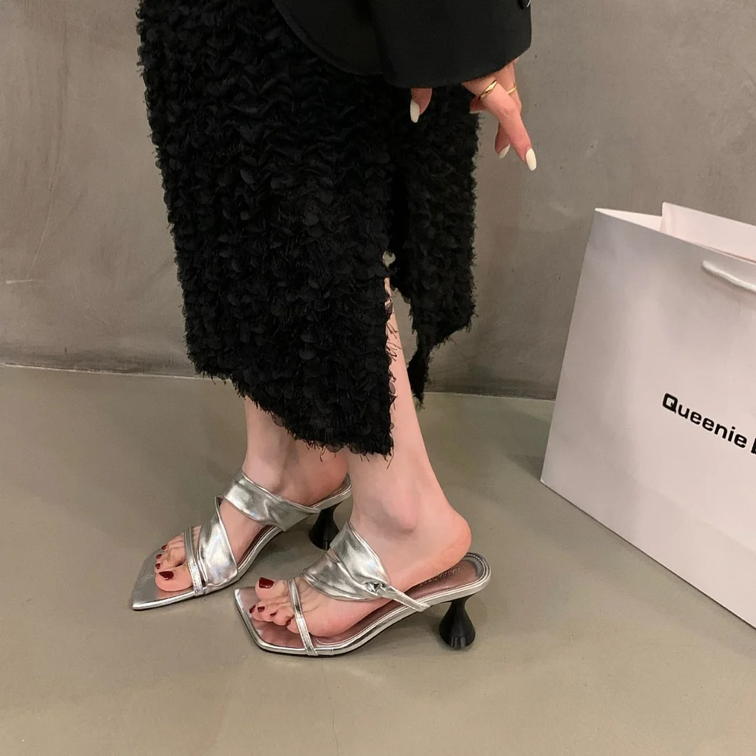 Churchf Churchf The New 2024 Summer Temperament High Heels Sandals