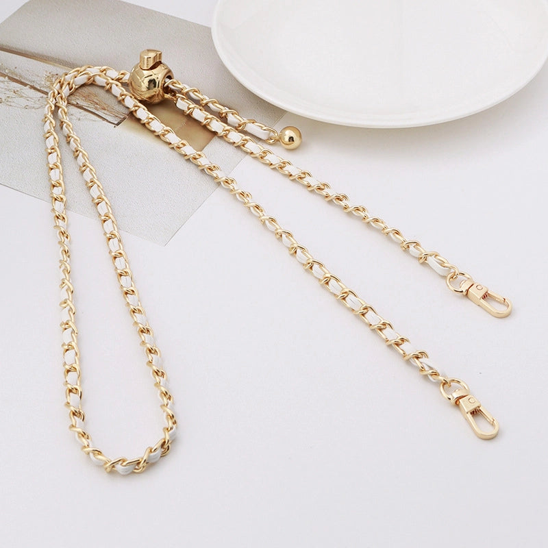 5 Pieces Alloy Solid Color Bag Chain Bag Straps