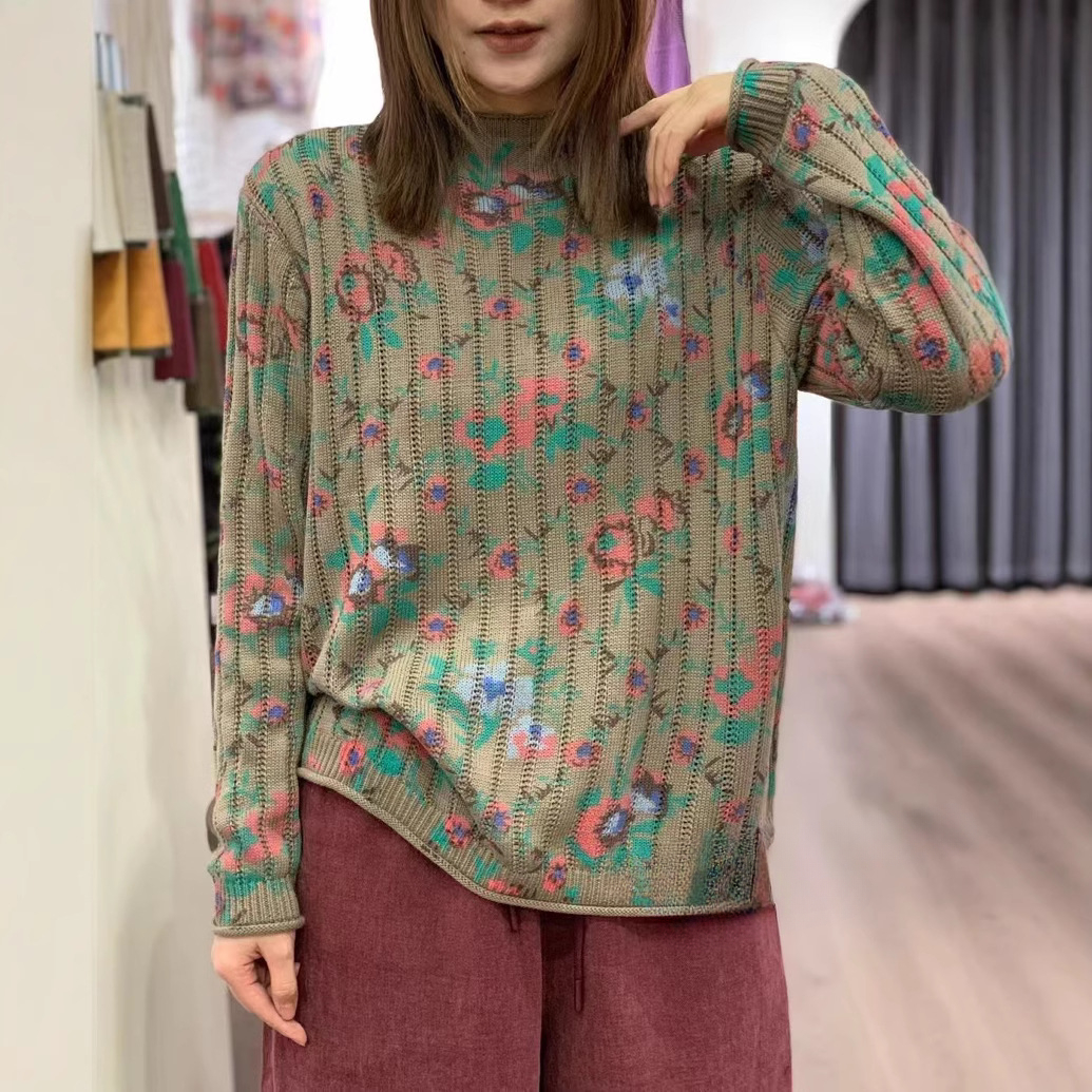 Chicfifth Sweater Women Winter Long Sleeve High Quality Autumn Vintage Top Knitted Cardigan