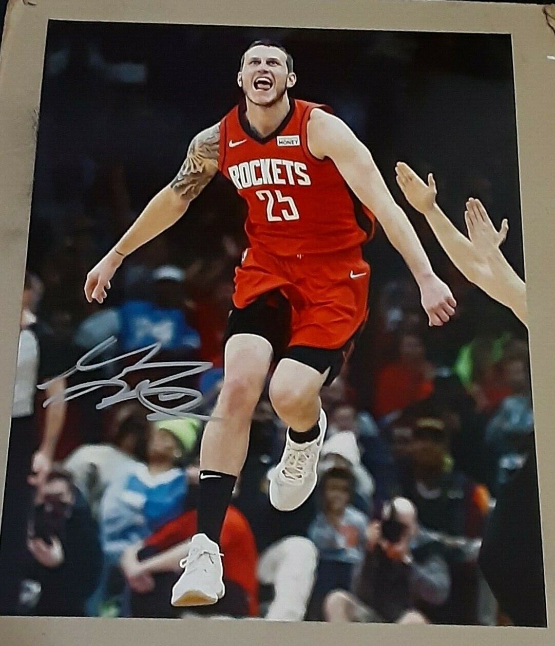 Garrison Mathews Houston Rockets SIGNED AUTOGRAPHED 8x10 Photo Poster painting COA Lipscomb