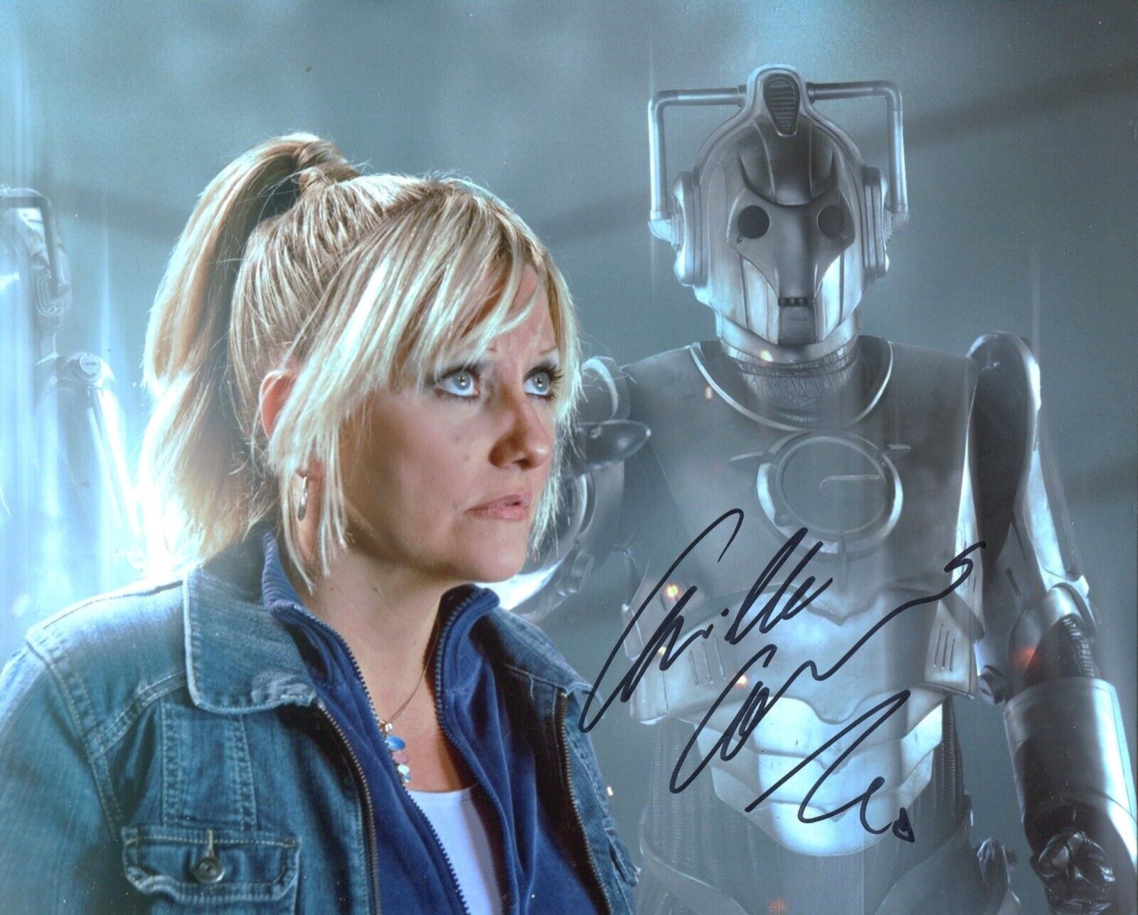 Camille Coduri signed DOCTOR WHO Rise of the Cybermen 8x10 Photo Poster painting - UACC DEALER