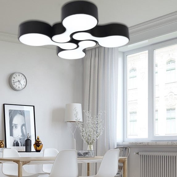 LED Nordic DIY Bowling Acrylic Iron LED Lamp.LED Light.Ceiling Lights.LED Ceiling Light.Ceiling Lamp For Bedroom Foyer