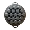 19 Holes Takoyaki Grill Pan Octopus Ball Maker Non-Stick Takoyaki Pan Pre-Seasoned Cast Iron Octopus Ball Grill for Baking Cooking Kitchen Gadgets