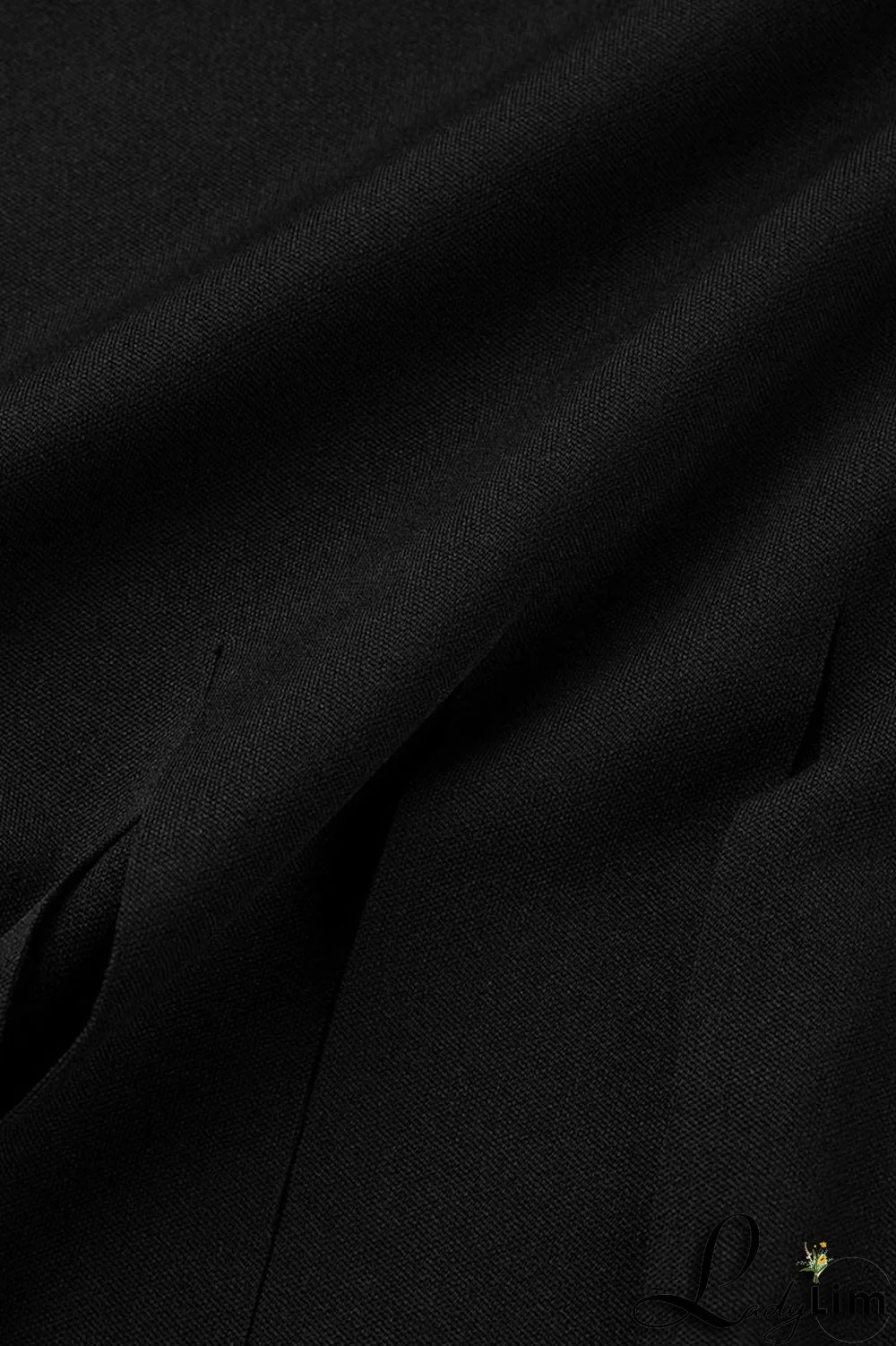 Black Sexy Solid Tassel Split Joint Pencil Skirt Dresses