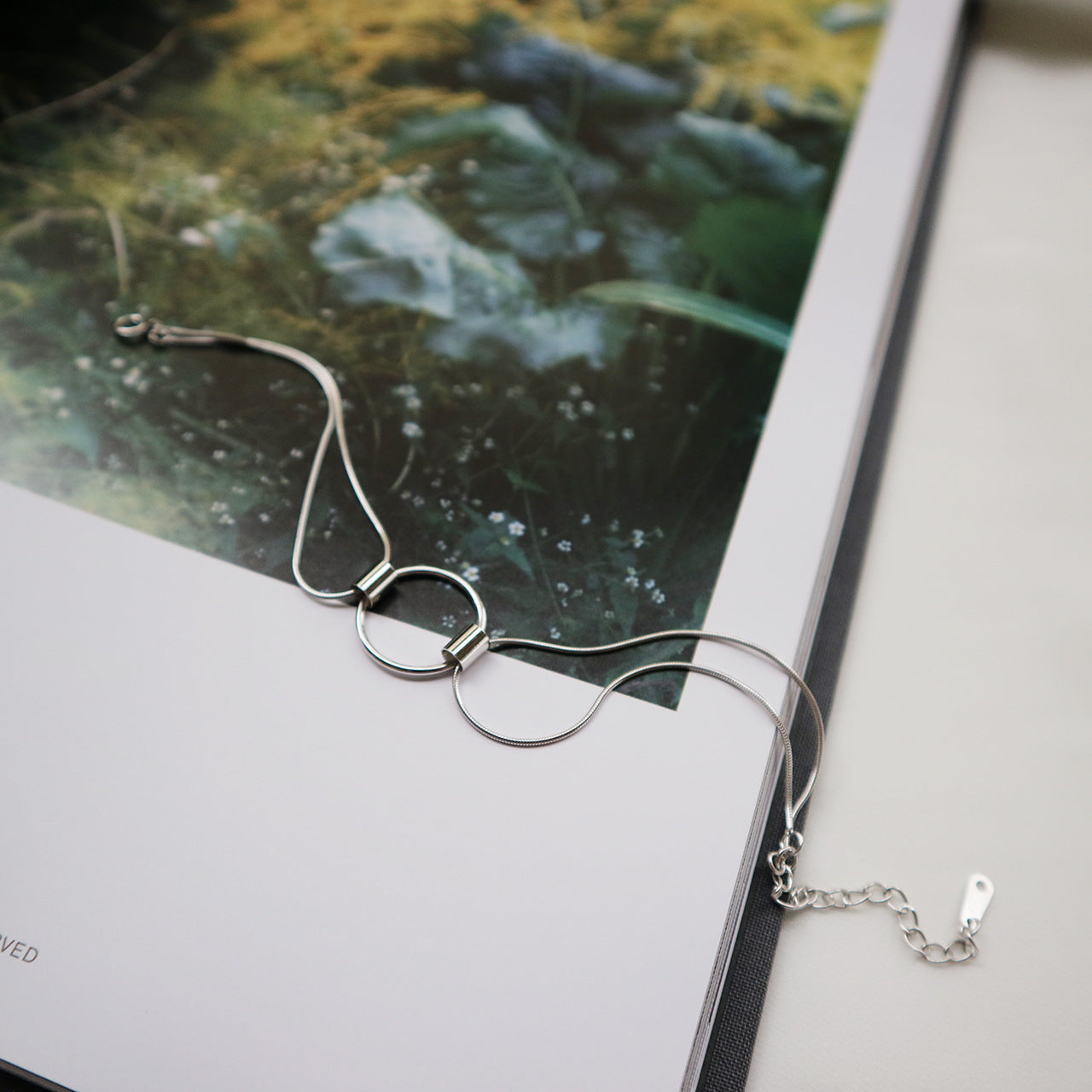 925 Sterling Silver Women IG Style Circle Round Geometric Silver Electroplating Bracelets