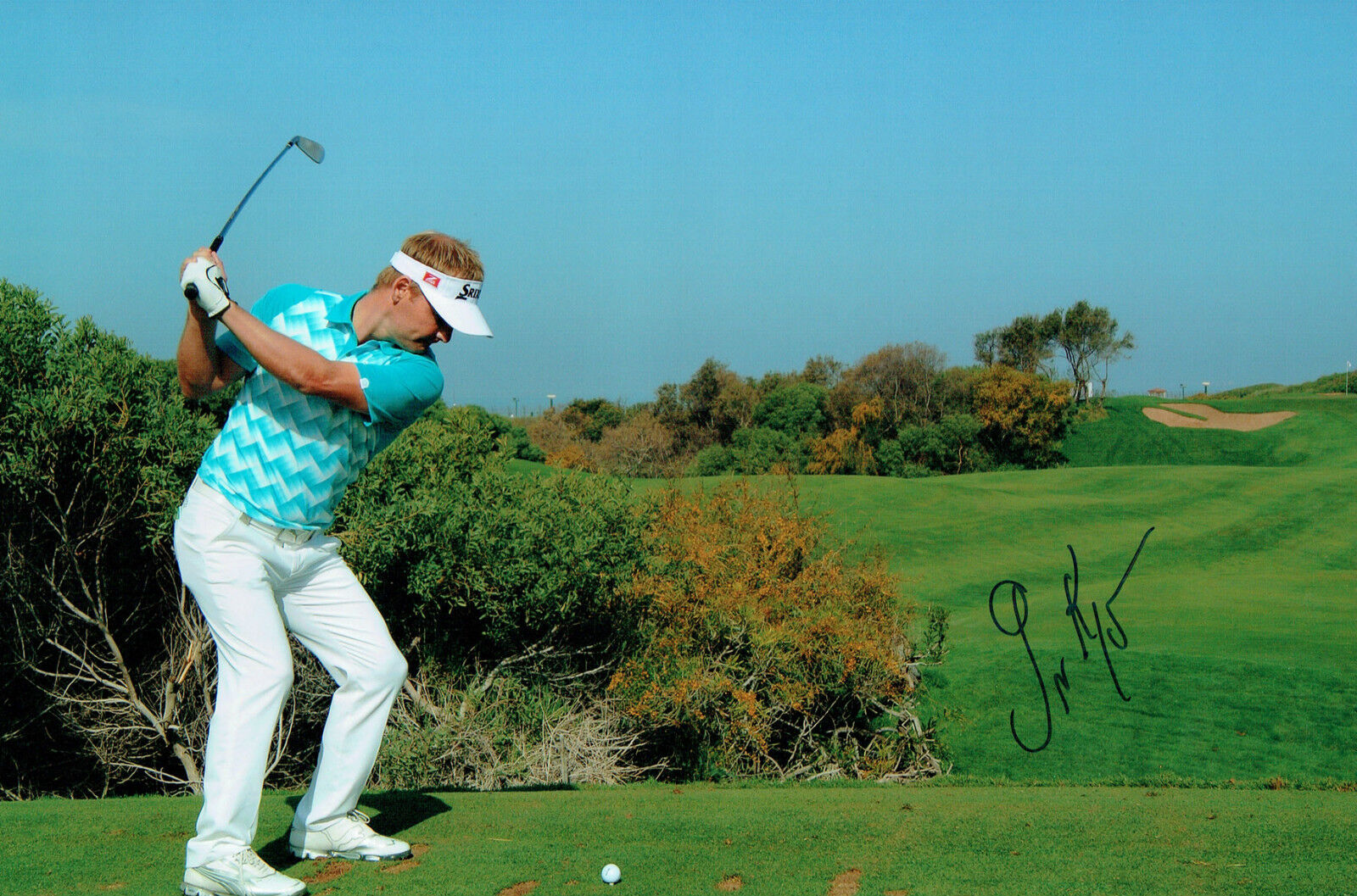 Soren KJELDSEN 12x8 Photo Poster painting Signed Autograph European Tour Winner GOLF AFTAL COA