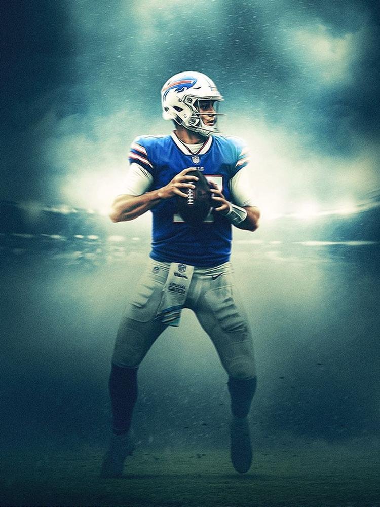 NFL-Diamond Painting-DIY Round Full Drill-Buffalo Bills