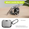 Suitable For Apple AirPods Pro2 Mobile Phone Holder Anti-Fall Earphone Shell Airpods Pro1 Protective Cover Tpu Scratch-Resistant Metal Buckle Outdoor Anti-lost All-inclusive New