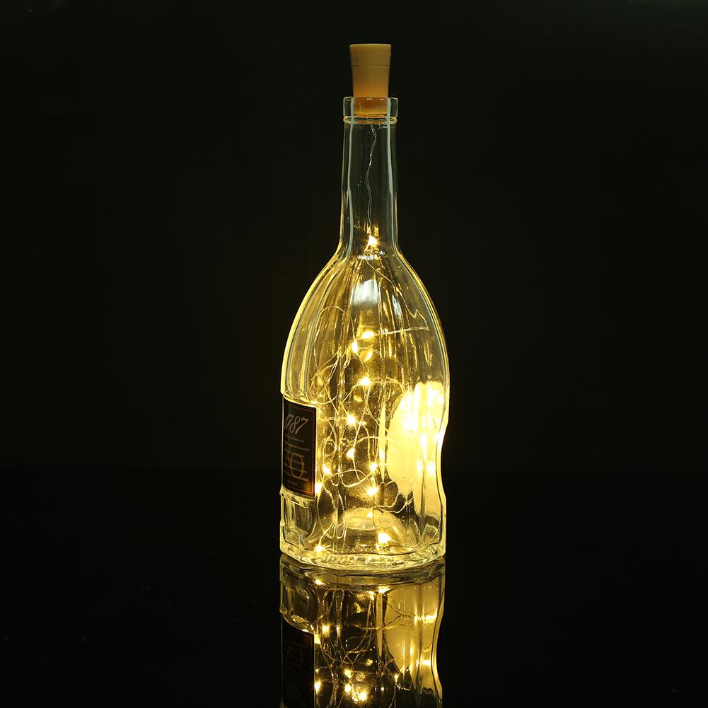 

2m/6.56ft 20 LED String Stopper Bottle-String Light, 6pcs warm white, 501 Original