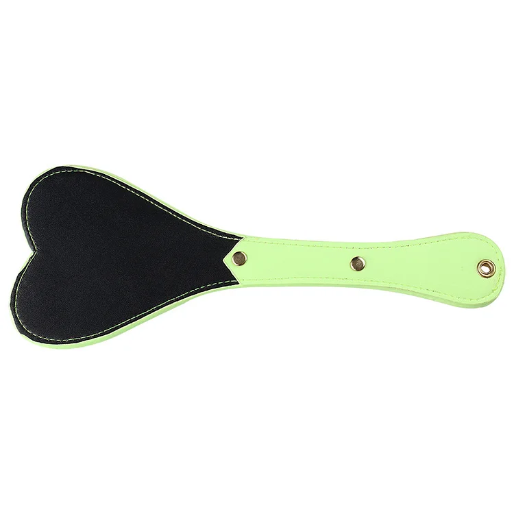 Bdsm Luminous Pu Leather Spanking Paddle Flirting Sex Toy For Couples