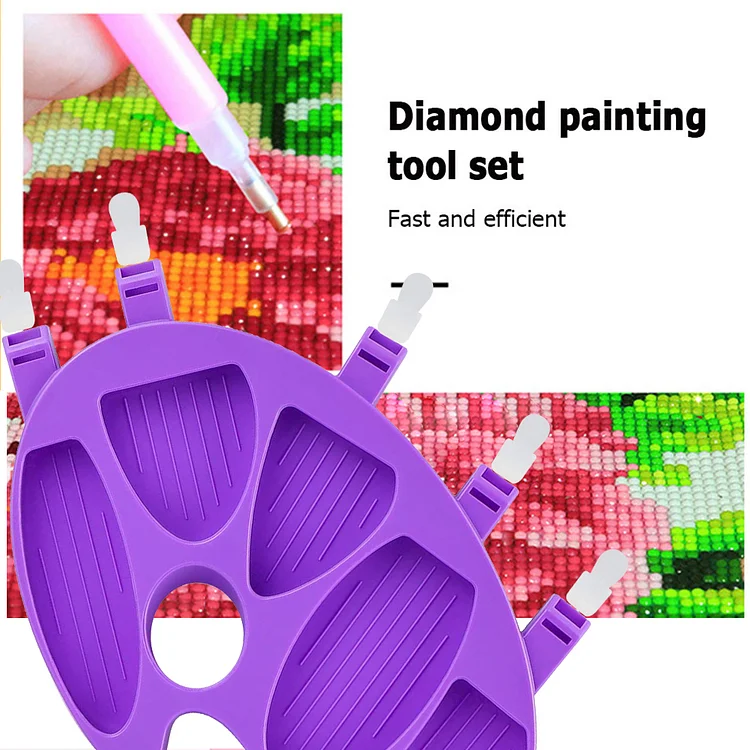 Diamond Painting Tool Kit With Storage Box, Pen, Funnel, Tray, Tweezers Diy  Art Set Tool