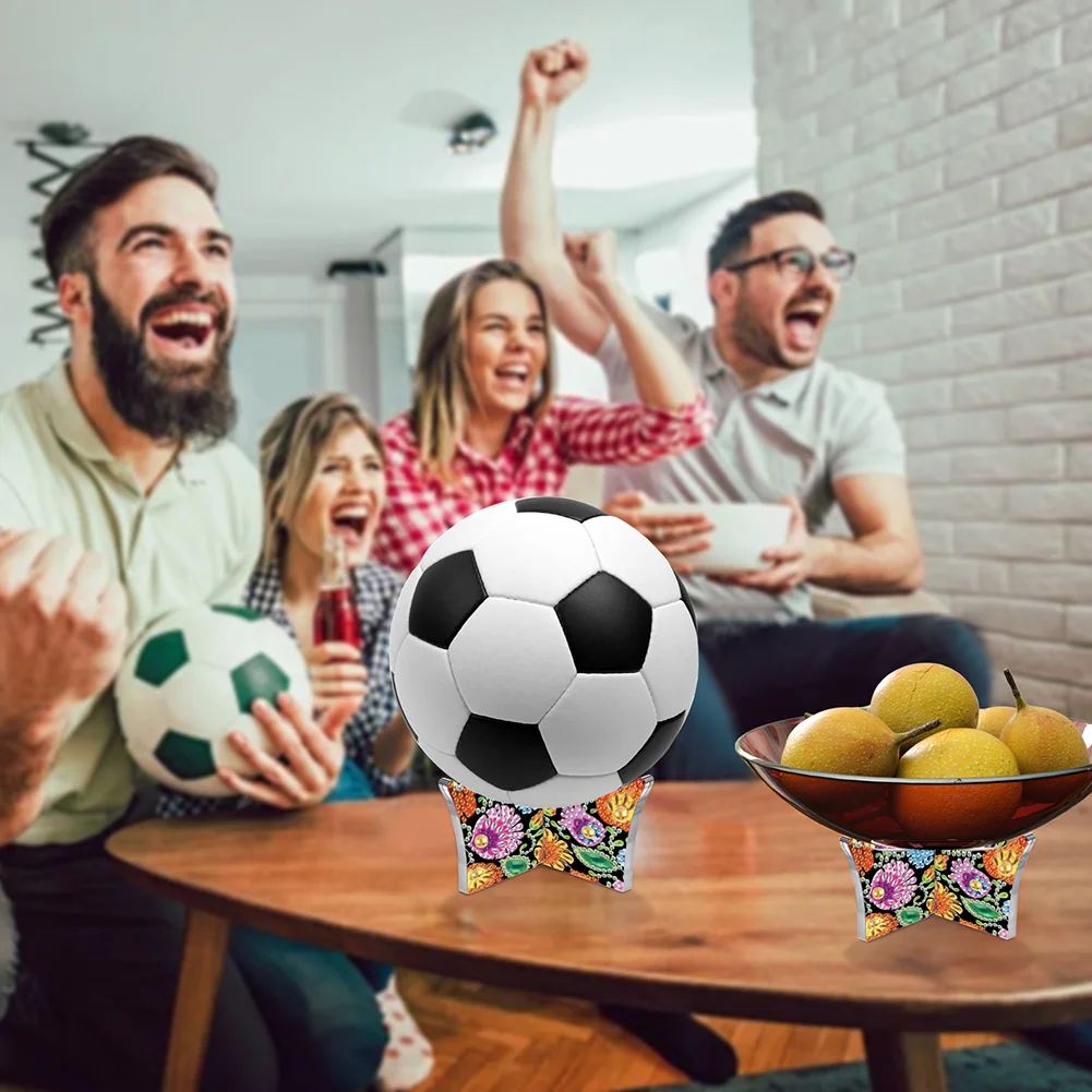 5D DIY Mandala Acrylic Diamond Painting Basketball Stand Diamond Fruit Plate Rack Kit