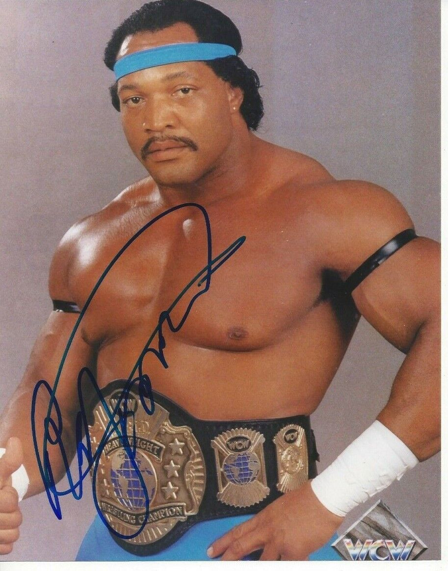 Ron Simmons Autographed 8x10 WWE WWF DamnRare C331