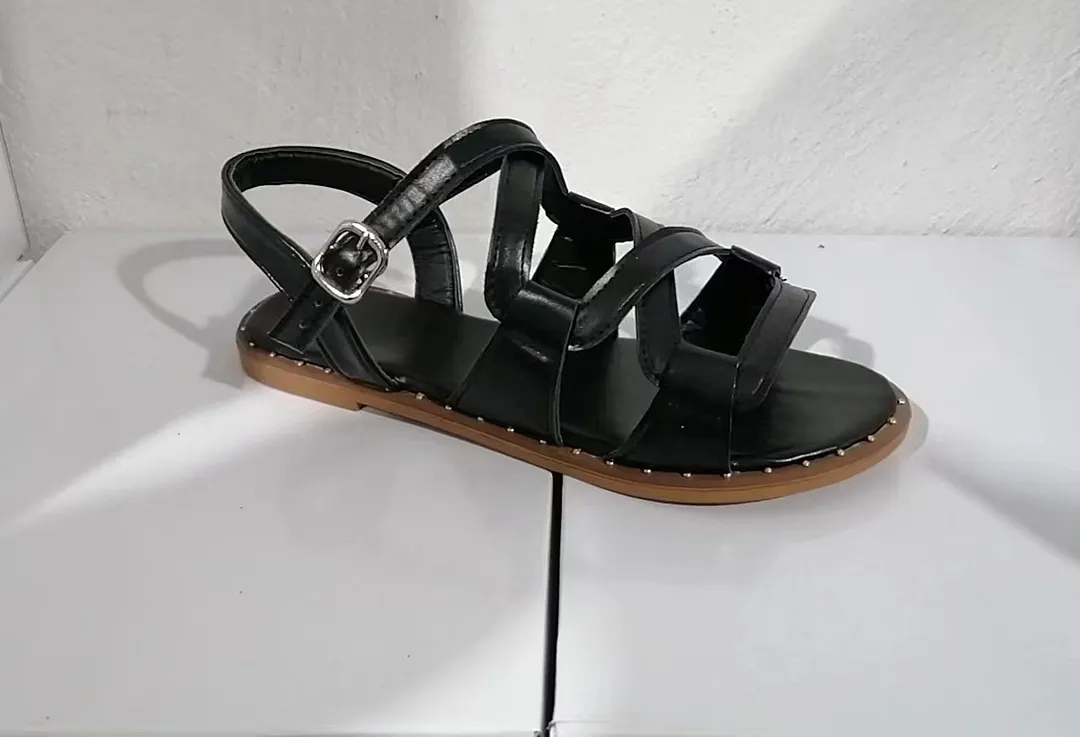 Breakj Breakj Summer New Flat Roman Sandals Women Large Size Color Wearing Beach Cool Drag