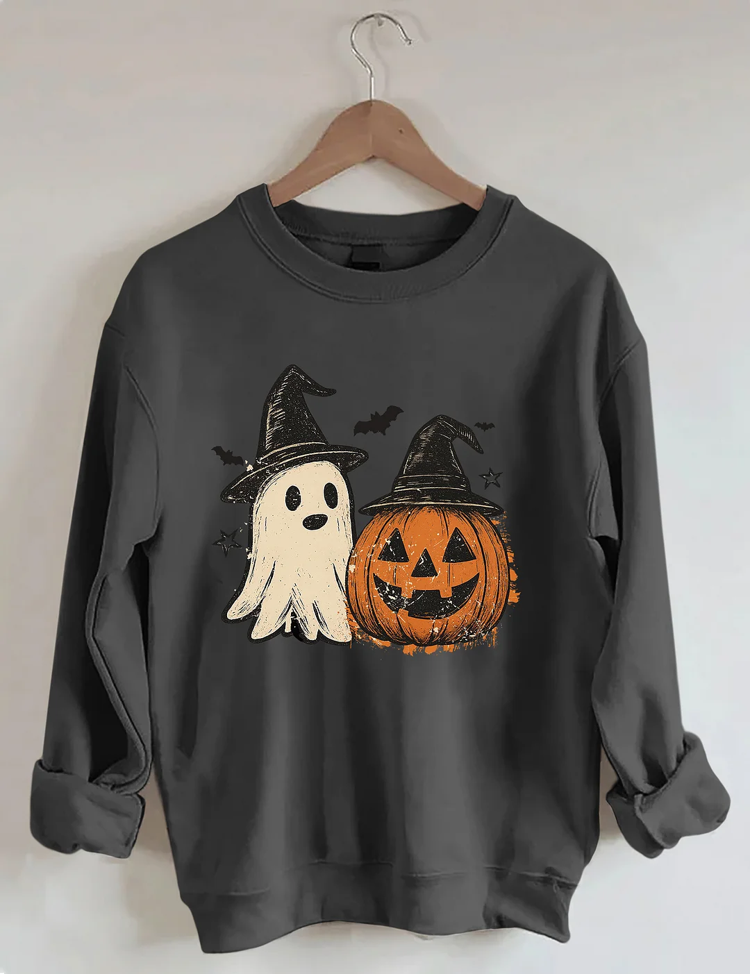 Preppy Floral Pumpkin Sweatshirt