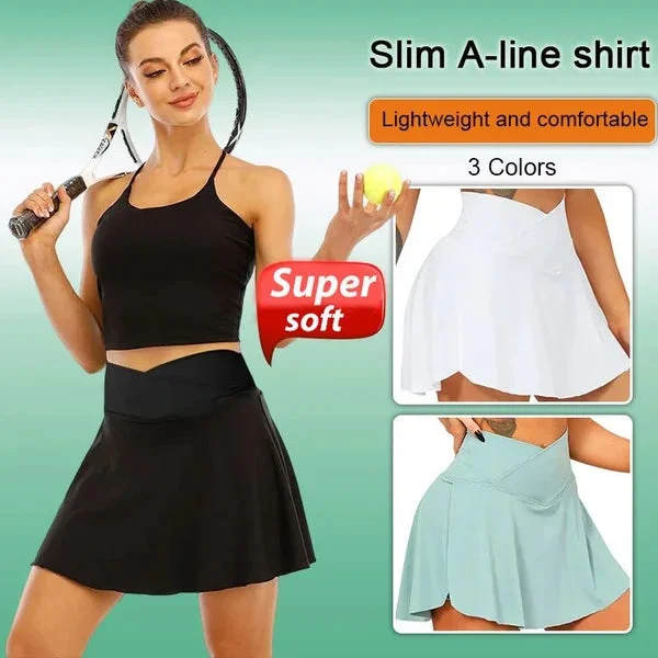 🏸Fashion Women’s Quick-Dry Tennis Pant-Skirts With Pockets🏸