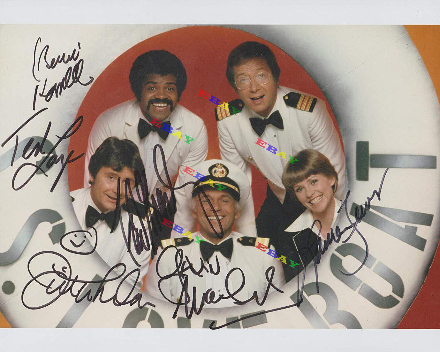 Love Boat Cast Autographed Signed 8x10 Photo Poster painting Reprint